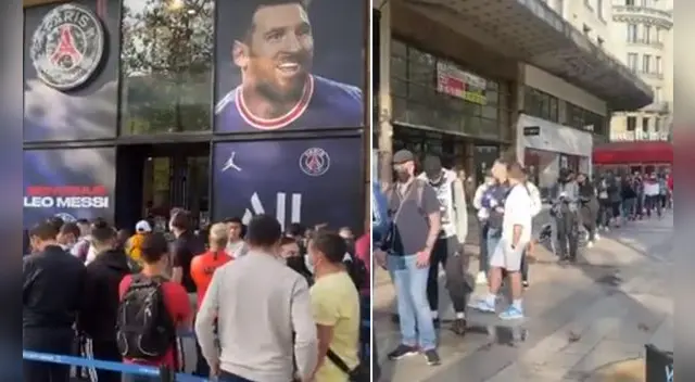 Messi llevará la camiseta '30' durante su estadía en el PSG. Foto: captura de video/Twitter Messi llevará la camiseta '30' durante su estadía en el PSG. Foto: captura de video/Twitter