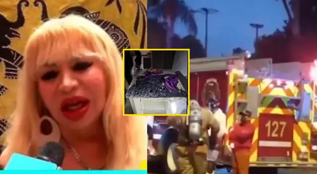 Susy Díaz revela el susto que se llevó tras incendio en su casa Susy Díaz revela el susto que se llevó tras incendio en su casa