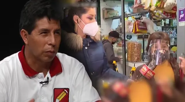 Señora reta a Pedro Castillo por el alza de precios. Señora reta a Pedro Castillo por el alza de precios.