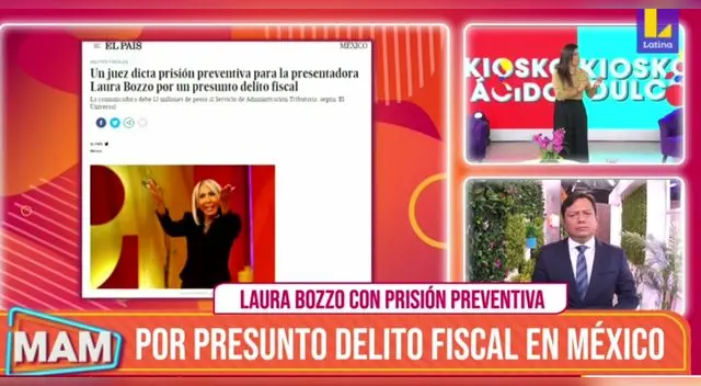 Laura Bozzo con prisión preventiva.