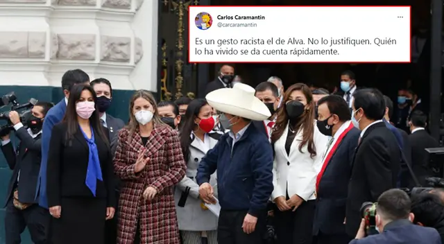 Pedro Castillo pasó incómodo momento afuera del Parlamento.