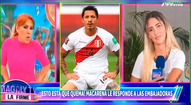 Magaly Medina le insinua a Macarena si conoce al futbolista Italo peruano. Magaly Medina le insinua a Macarena si conoce al futbolista Italo peruano.
