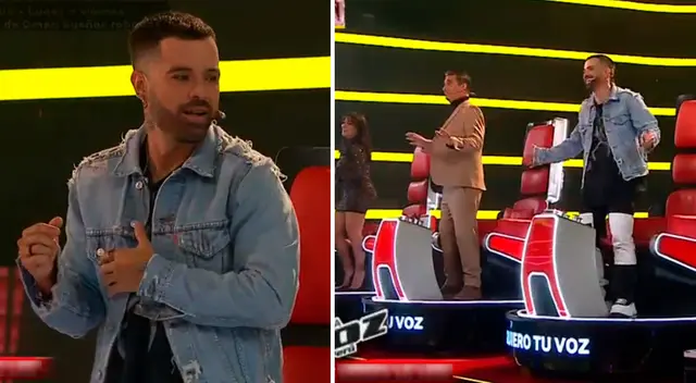 Mike Bahía y Guillermo Dávila bailaron música 'chicha'.