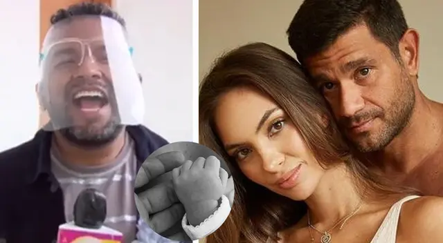 Choca visitó emocionado a Natalie y Yaco tras nacimiento de su bebé