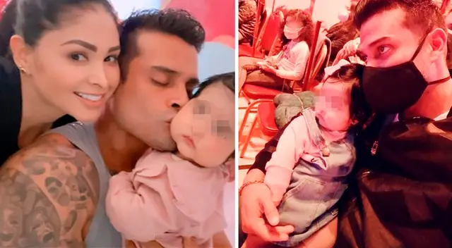 Pamela Franco emocionada por salida familiar. Pamela Franco emocionada por salida familiar.