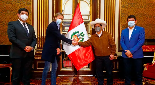 Pedro Castillo dio detalles de su reunión con Ricardo Gareca. Pedro Castillo dio detalles de su reunión con Ricardo Gareca.