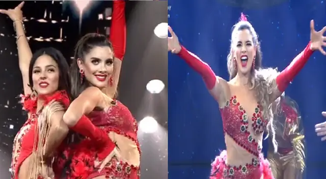 Korina Rivadeneira y Luciana Fuster prendieron la pista de Reinas del show. Korina Rivadeneira y Luciana Fuster prendieron la pista de Reinas del show.