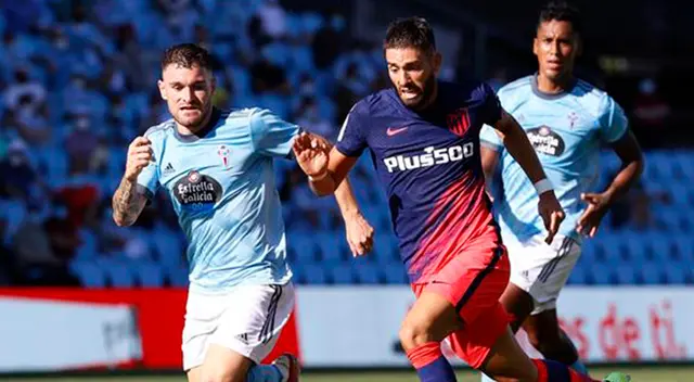 Tapia estuvo en la derrota del Celta ante el campeón vigente Atlético. Tapia estuvo en la derrota del Celta ante el campeón vigente Atlético.