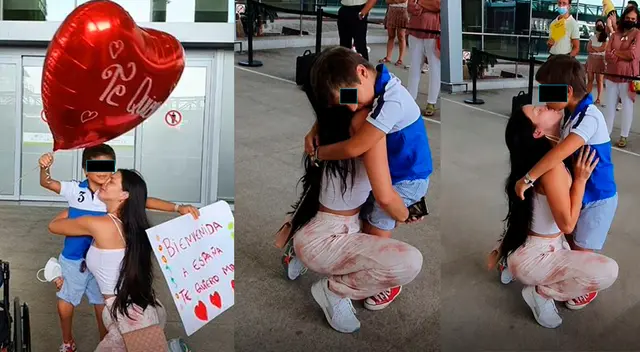Sheyla Rojas llora al ver a su hijo Antoñito