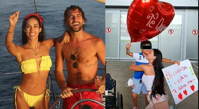 Sheyla Rojas: Joi Sánchez, novia de Antonio Pavón sin rencores junto a la modelo y Antoñito. Sheyla Rojas: Joi Sánchez, novia de Antonio Pavón sin rencores junto a la modelo y Antoñito.