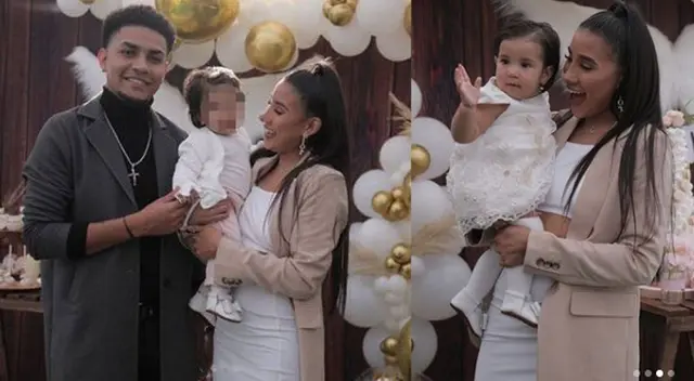 Samahara Lobatón celebró el bautizo de su hija con una hermosa fiesta.