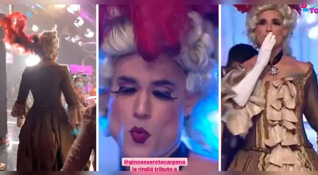 Gino Assereto sorprendió a más de uno con atuendo hecho a su medida.