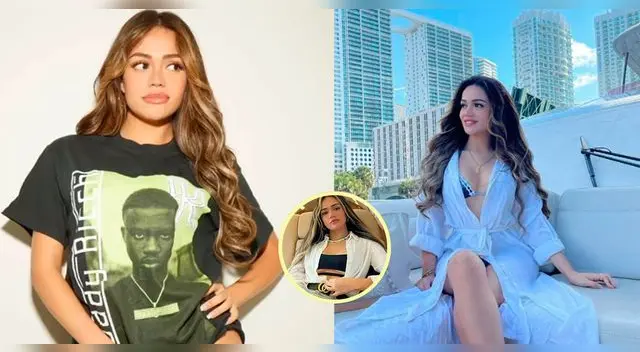 Mayra Goñi disfruta de lo lindo de nuevos lujos en lo que sería un avión privado.