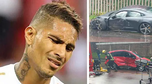 Paolo Guerrero sufrió accidente automovilístico. Paolo Guerrero sufrió accidente automovilístico.