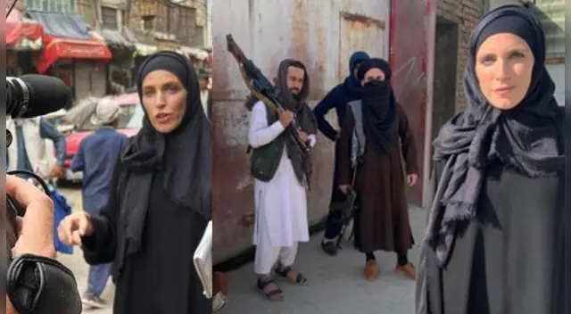 Días previos al incidente, la corresponsal llegó a captar a varios talibanes que la observaban con metralletas y fusiles.