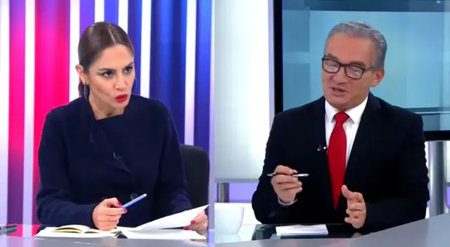 Mávila Huertas sostuvo una entrevista con el nuevo presidente de la Comisión de Fiscalización y Contraloría del Congreso.