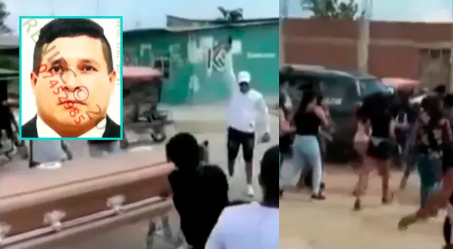 Sicario asesinado fue despedido con disparos al aire en Tumbes.