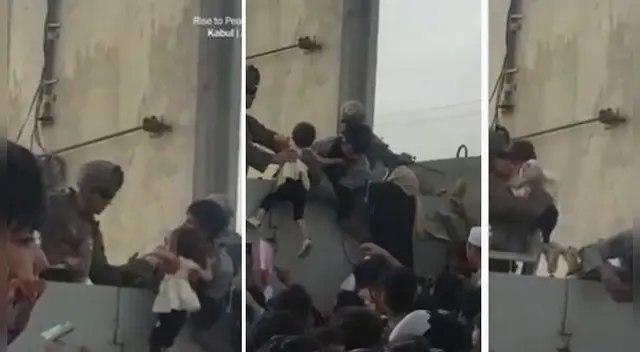 Un soldado norteamericano salvó a una niña afgana en medio del caos por los talibanes.