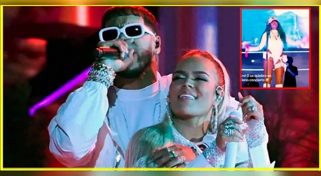 Karol G no soportó las lágrimas al interpretar canción dedicada para Anuel AA.