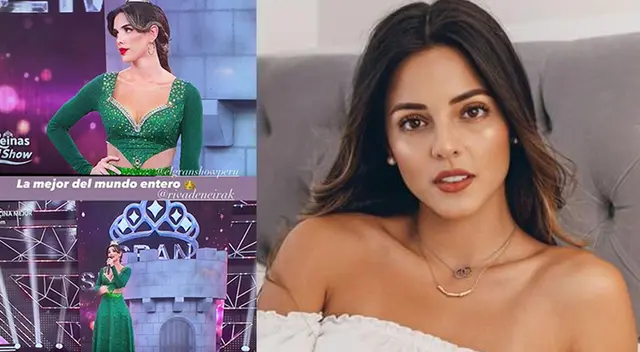 Luciana Fuster felicita a Korina tras su baile en Reinas del Show. Luciana Fuster felicita a Korina tras su baile en Reinas del Show.