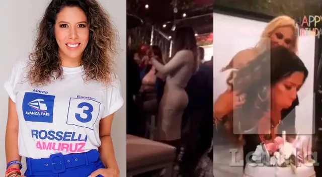 Rosselli Amuruz  celebró su cumpleaños con fiesta COVID-19