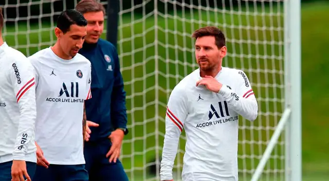 Messi reapareció en los entrenamientos del PSG. Messi reapareció en los entrenamientos del PSG.