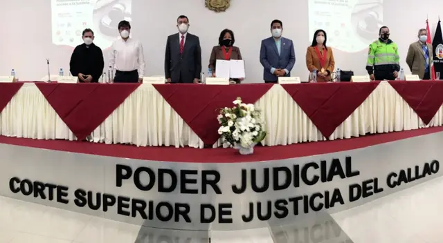 Autoridades del Callao se comprometen a fortalecer la justicia