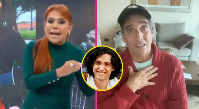 Magaly Medina a Guillermo Dávila tras reconocer a Vasco Madueño. Magaly Medina a Guillermo Dávila tras reconocer a Vasco Madueño.