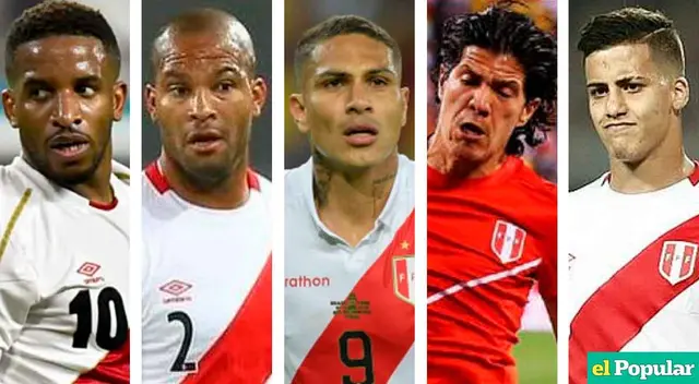 De los citados, solo Paolo Guerrero fue convocado para la fecha triple de Eliminatorias Qatar 2022. De los citados, solo Paolo Guerrero fue convocado para la fecha triple de Eliminatorias Qatar 2022.