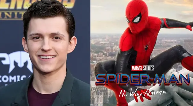 Tom Holland reacciona al tráiler oficial de Spider-Man No Way Home.