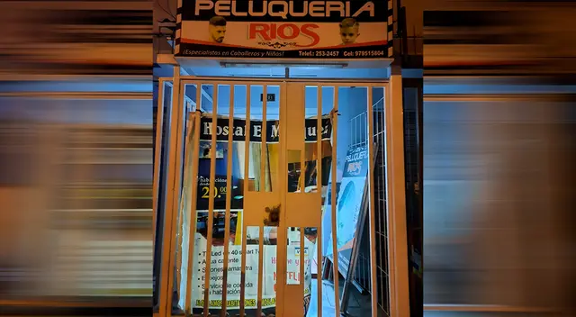 Sujeto detenido por ingresar a peluquería.