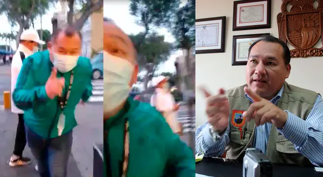 Felipe Antonio Mezarina agredió a periodista Felipe Antonio Mezarina agredió a periodista