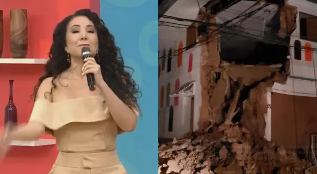 Janet Barboza se quebró al rememorar que en 2019 estuvo en temblor de Rioja, y que su pareja Miguel Bayona debió calmarla, pues ella se puso muy mal.