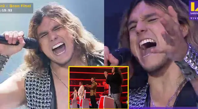 La Voz Perú: Sebastián Palma hace vibrar el escenario y los jurados se paran a aplaudirlo. La Voz Perú: Sebastián Palma hace vibrar el escenario y los jurados se paran a aplaudirlo.