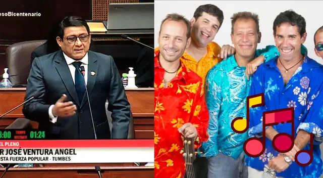 El congresista citó la letra de la canción La Torres. El congresista citó la letra de la canción La Torres.