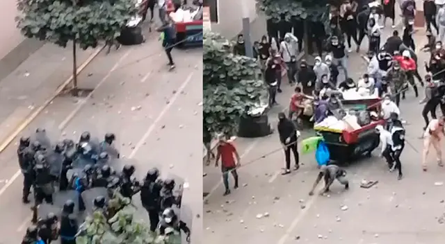 fiscalizadores resultaron heridos tras el ataque de ambulantes