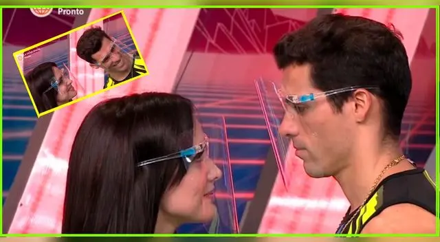 Rosángela Espinoza y Patricio Parodi en reto de miradas en EEG.