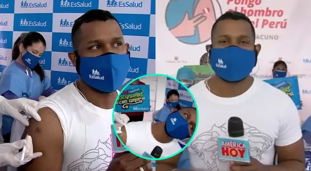 Edson Dávila llegó al vacunatorio de EsSalud en Lince, y sorprendió al dedicar a su estilo un mensaje sobre la importancia de prevenir el coronavirus. Edson Dávila llegó al vacunatorio de EsSalud en Lince, y sorprendió al dedicar a su estilo un mensaje sobre la importancia de prevenir el coronavirus.