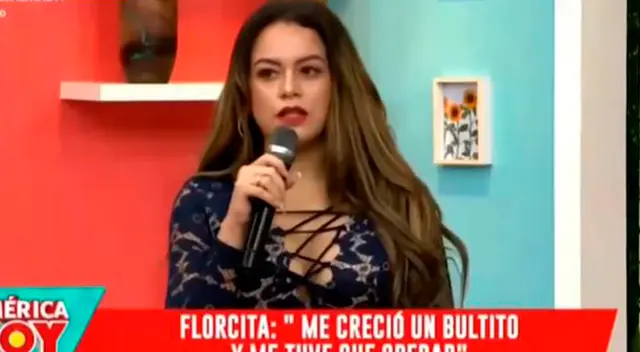 Florcita Polo reaparece en televisión tras operación de emergencia a los senos.