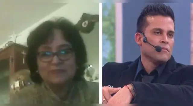 Christian Domínguez fue expuesto por su madre en pleno programa en vivo. Christian Domínguez fue expuesto por su madre en pleno programa en vivo.