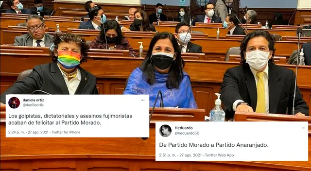 El Partido Morado fue tendencia en Twitter. El Partido Morado fue tendencia en Twitter.