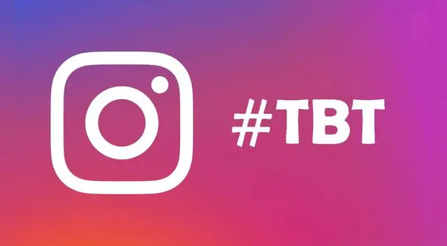 #TBT es el acrónimo en inglés de #TBT es el acrónimo en inglés de