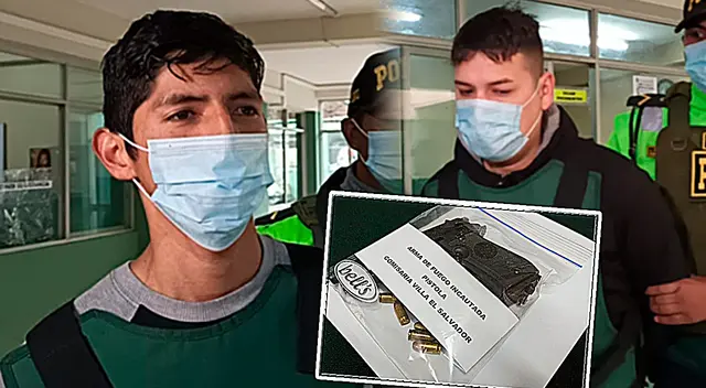 Delincuentes portaban arma de fuego.