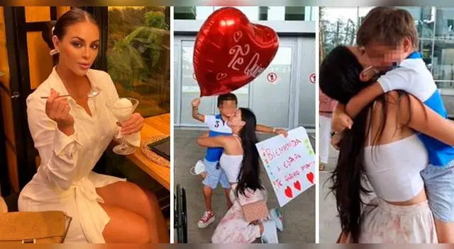 Sheyla Rojas regresó con Sir Winston tras más de una semana en España. Sheyla Rojas regresó con Sir Winston tras más de una semana en España.