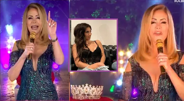 Gisela Valcárcel no pudo con su genio y lanzó mensaje en Reinas del show. Gisela Valcárcel no pudo con su genio y lanzó mensaje en Reinas del show.