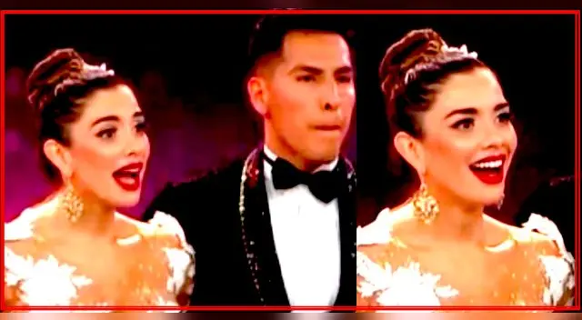 Korina Rivadeneira y su reacción a poco de enterarse que sería la ganadora de Reinas del Show. Korina Rivadeneira y su reacción a poco de enterarse que sería la ganadora de Reinas del Show.