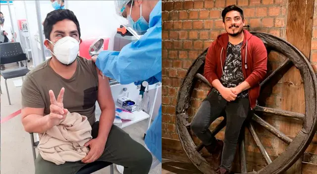 Erick Elera se vacila al recibir segunda dosis de su vacuna contra el COVID-19. Erick Elera se vacila al recibir segunda dosis de su vacuna contra el COVID-19.