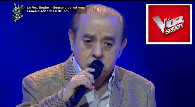 Participante emocionó a los televidentes con su presentación en La Voz Senior.
