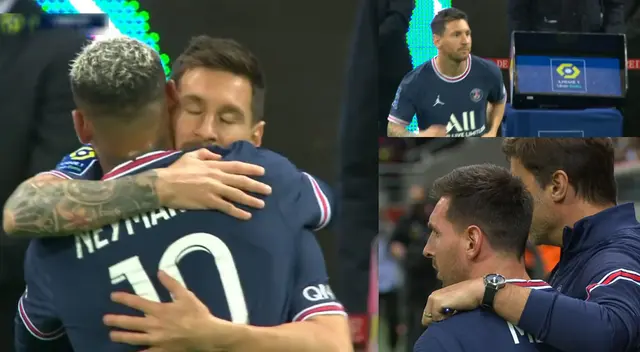 Lionel Messi hizo su estreno oficial con camiseta del PSG y Neymar lo abrazó. Lionel Messi hizo su estreno oficial con camiseta del PSG y Neymar lo abrazó.