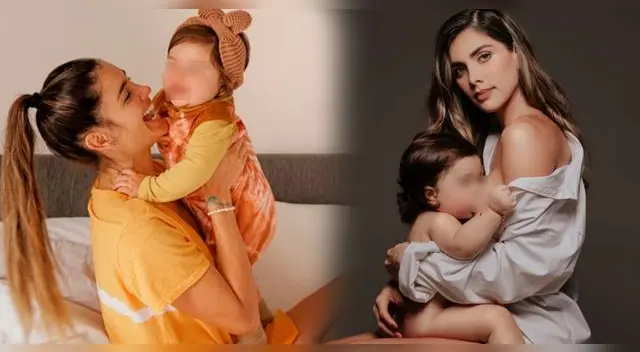 Korina Rivadeneira y su pequeña Lara.